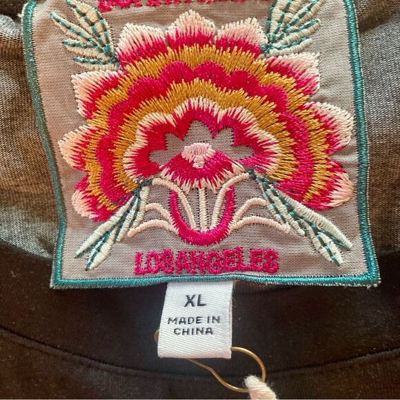 NEW Johnny Was The Janie Favorite V-neck Kimono Sleeve Tee Floral Size XL - Picture 9 of 11